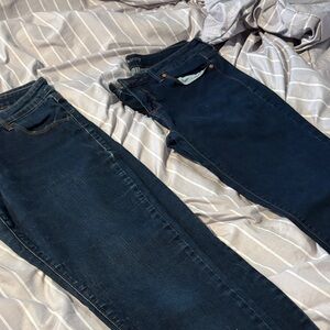 Old Navy Women's Skinny Jeans - Dark Blue